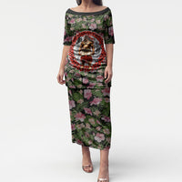 Samoa Aiga Polynesian Puletasi Tropical Floral Hibiscus Pattern Island Heritage