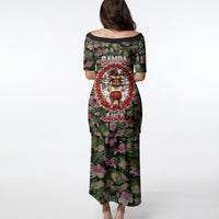 Samoa Aiga Polynesian Puletasi Tropical Floral Hibiscus Pattern Island Heritage