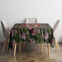 Samoa Aiga Polynesian Tablecloth Tropical Floral Hibiscus Pattern Island Heritage