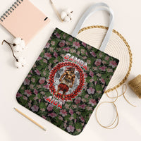 Samoa Aiga Polynesian Tote Bag Tropical Floral Hibiscus Pattern Island Heritage