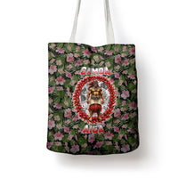 Samoa Aiga Polynesian Tote Bag Tropical Floral Hibiscus Pattern Island Heritage
