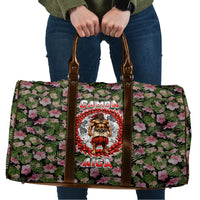 Samoa Aiga Polynesian Travel Bag Tropical Floral Hibiscus Pattern Island Heritage