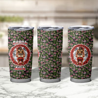Samoa Aiga Polynesian Tumbler Cup Tropical Floral Hibiscus Pattern Island Heritage