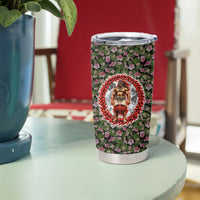 Samoa Aiga Polynesian Tumbler Cup Tropical Floral Hibiscus Pattern Island Heritage