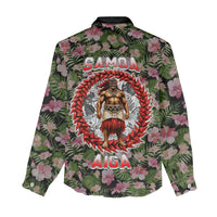 Samoa Aiga Polynesian Women Casual Shirt Tropical Floral Hibiscus Pattern Island Heritage