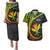 Hawaii Kanaka Maoli Couples Matching Puletasi Dress and Hawaiian Shirt Polynesian Tornado Infusion Gradient TS04 Gradient - Polynesian Pride