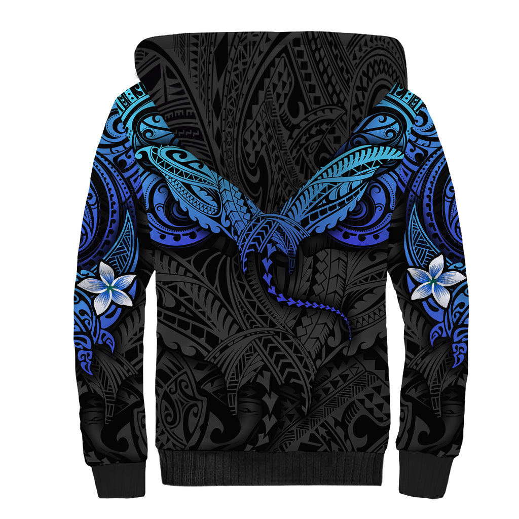 Polynesian Ray Pattern Sherpa Hoodie TS04 - Polynesian Pride