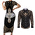 Polynesian Hawaii Tattoo Couples Matching Short Sleeve Bodycon Dress and Long Sleeve Button Shirts TS04 Multicolor - Polynesian Pride