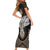 Polynesian Hawaii Tattoo Short Sleeve Bodycon Dress TS04 - Polynesian Pride