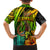 Hawaii Kid Hawaiian Shirt Polynesian Fish Hook and Hibiscus Flowers with Gradient Pattern TS04 - Polynesian Pride