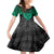 Polynesian Kid Short Sleeve Dress Abstract Tiki TS04 KID Black/Yellow - Polynesian Pride
