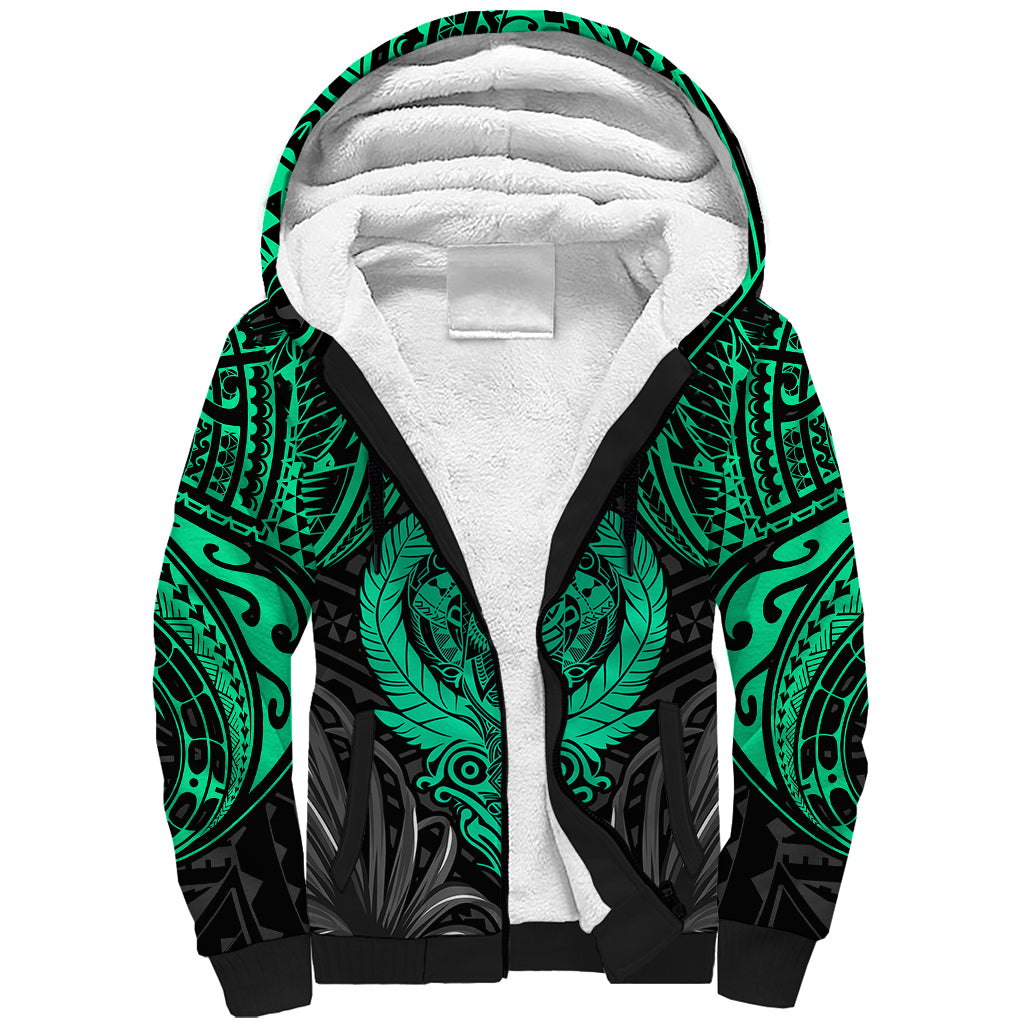 Polynesian Sherpa Hoodie Abstract Tiki TS04 Unisex Black/Yellow - Polynesian Pride