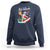 Mele Kalikimaka Surfing Santa Vintage Hawaiian Christmas Sweatshirt TS09 Navy - Polynesian Pride