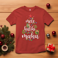Mele Kalikimaka Hawaiian Christmas Tree T Shirt TS09 Red - Polynesian Pride