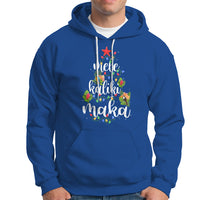Mele Kalikimaka Hawaiian Christmas Tree Hoodie TS09 Royal Blue - Polynesian Pride