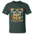 Merry Cruisemas Hawaiian Christmas Palm Tree Sunglass T Shirt TS09 Dark Forest Green - Polynesian Pride