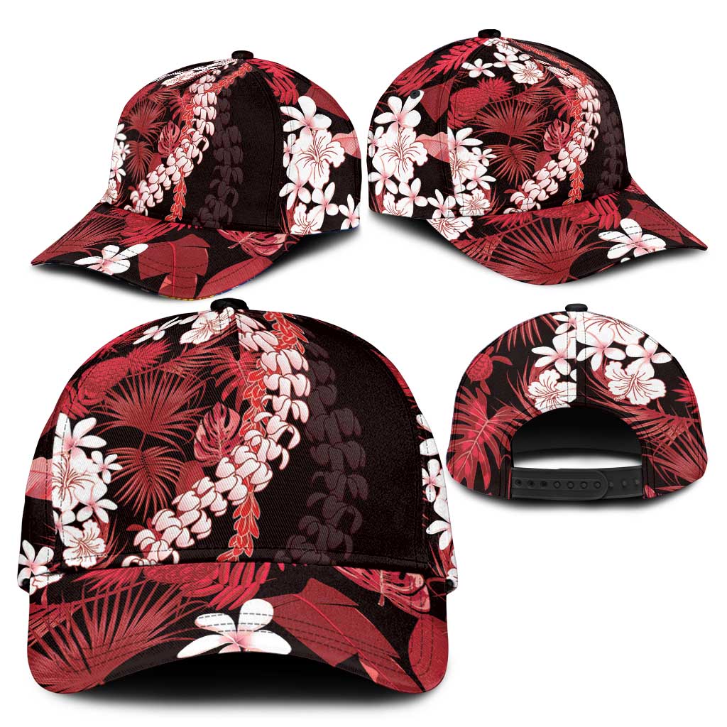 Ulaula Aloha Hawaii Lei Classic Cap Tropical Flowers Elegant Vibe LT14