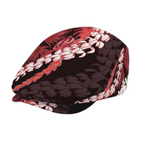 Ulaula Aloha Hawaii Lei Jeff Hat Tropical Flowers Elegant Vibe - Polynesian Pride