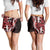 Ulaula Aloha Hawaii Lei Shorts for Women Tropical Flowers Elegant Vibe - Polynesian Pride
