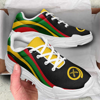 Vanuatu Chunky Sneakers Flag-Inspired Curve Style