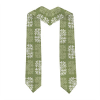 Vesuvian Green Palaka Quilt Hawaii Graduation Stole Traditional Hawaii-plaid Pattern - Polynesian Pride