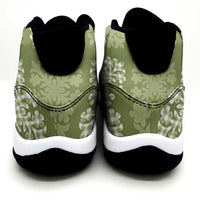 Vesuvian Green Palaka Quilt Hawaii Sneakers J11 Traditional Hawaii-plaid Pattern LT14 - Polynesian Pride