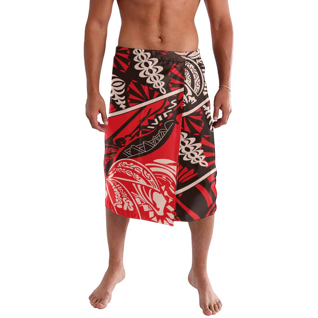Vintage Ngatu Tribal Tonga Pattern Lavalava - Polynesian Pride