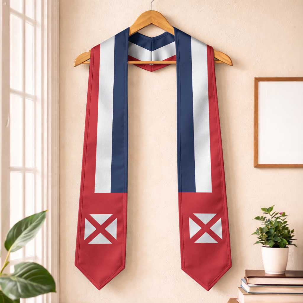 Wallis And Futuna Graduation Stole Flag Style
