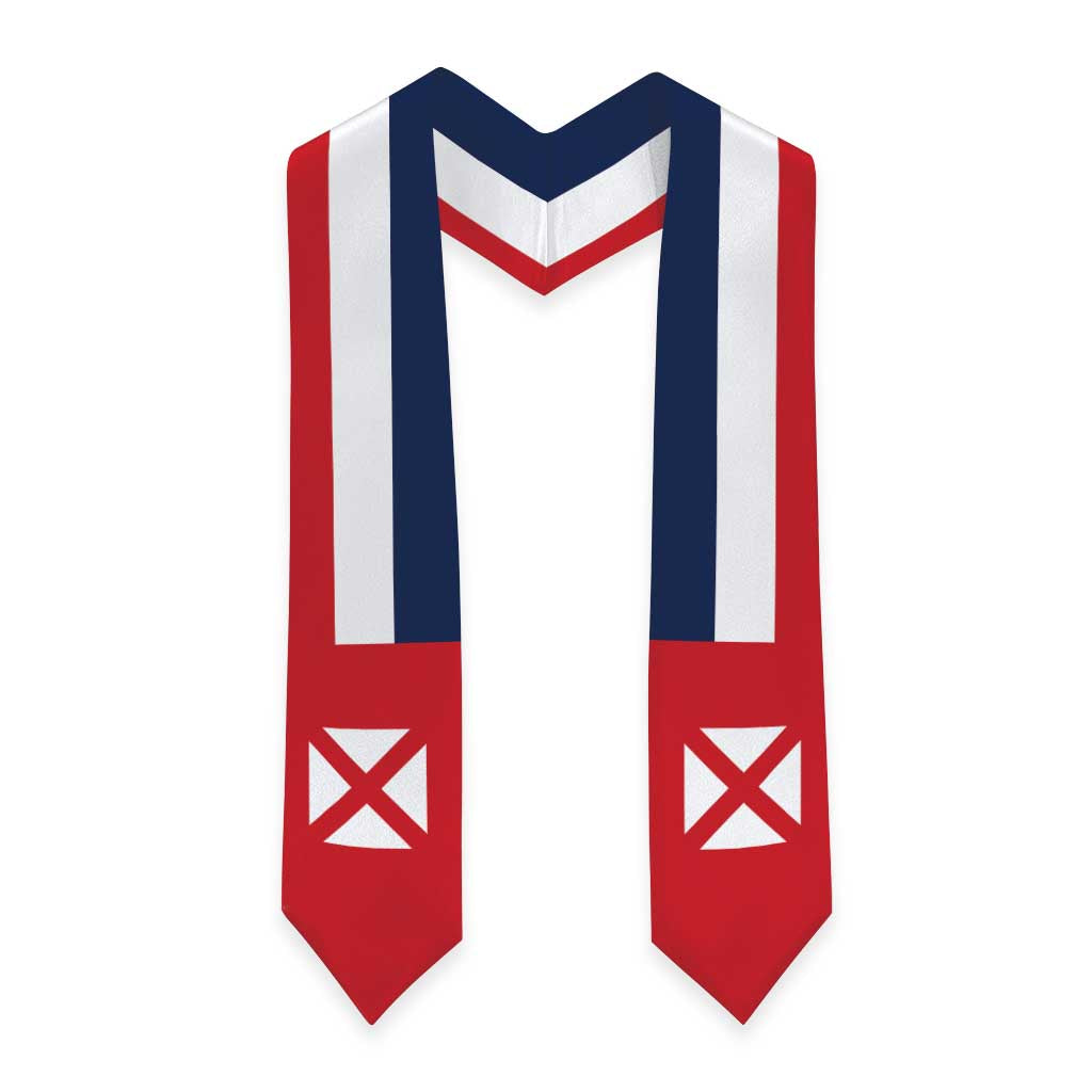 Wallis And Futuna Graduation Stole Flag Style