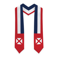 Wallis And Futuna Graduation Stole Flag Style