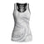 White Sunday Lotu Tamaiti Hollow Tank Top Polynesian Wave Pastel Gray - Polynesian Pride
