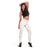 White Sunday Lotu Tamaiti Leggings Polynesian Wave Pastel Blush - Polynesian Pride