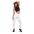 White Sunday Lotu Tamaiti Leggings Polynesian Wave Pastel Mauve - Polynesian Pride