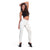 White Sunday Lotu Tamaiti Leggings Polynesian Wave Pastel Nude - Polynesian Pride