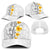 White Tropical Plumeria With Galaxy Polynesian Art Mesh Trucker Cap - Polynesian Pride