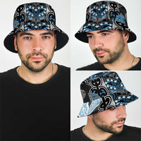 World Cricket New Zealand Bucket Hat Kia kaha nga Potae Pango