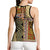 Yellow Aotearoa Kowhaiwhai Pattern Hollow Tank Top NZ Maori Quilt Style - Polynesian Pride