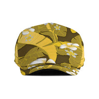Yellow Banana Leaf Hawaii Jeff Hat Lau Maia Plumeria Tropical Summer Vibes