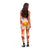 Yellow Hawaii Hibiscus Leggings Tropical Flowers Seamless Pattern - Polynesian Pride