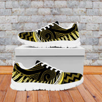 Yellow Matariki New Zealand Sneakers Maori Poutama Galaxy Vibes