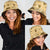 Yellow Palaka Hawaii Cowboy Bucket Hat Puakenikeni Lei Paniolo Papale Seamless Vibes - Polynesian Pride
