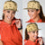 Yellow Palaka Hawaii Cowboy Snapback Cap Puakenikeni Lei Paniolo Papale Seamless Vibes - Polynesian Pride