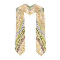 Yellow Palaka Hawaii Leis Graduation Stole Hawaiian-plaid Elegant Tropical Vibes - Polynesian Pride