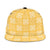 Yellow Palaka Quilt Hawaii Snapback Cap Traditional Hawaii-plaid Pattern - Polynesian Pride