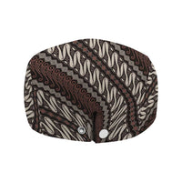 Yogyakarta Parang Batik Motifs Jeff Hat Indonesian Traditional Pattern