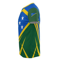 Solomon Islands T Shirt Solomon Islands Flag Unity Version - Polynesian Pride