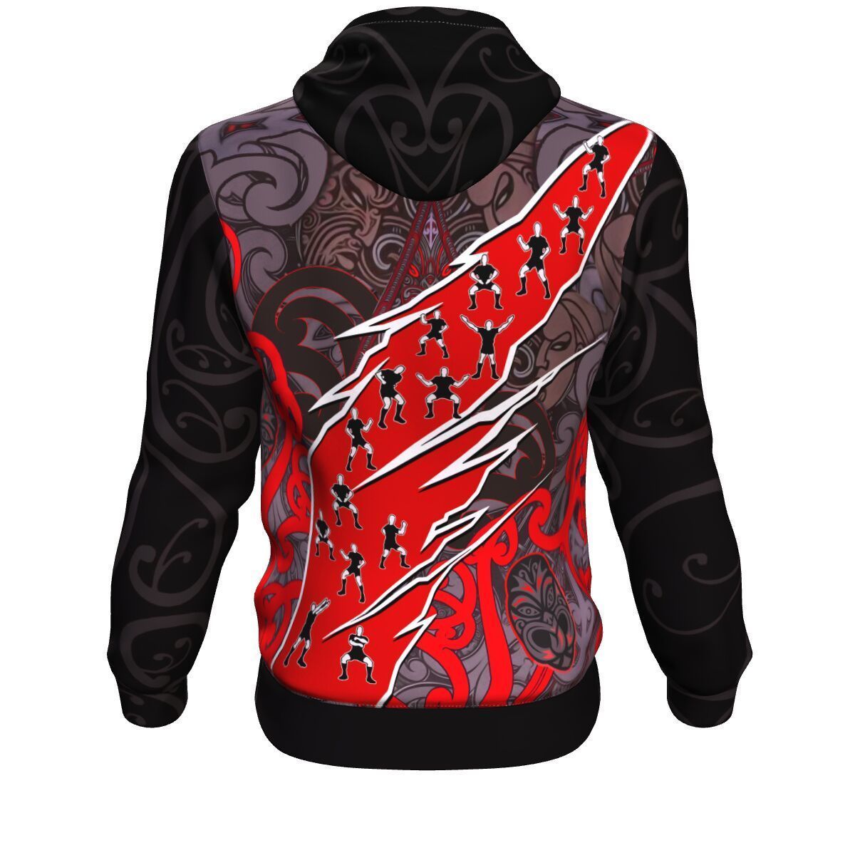 New Zealand Maori Rugby Hoodie - Polynesian Pride