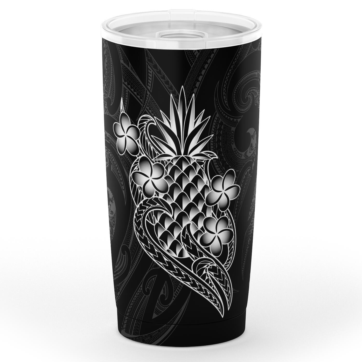 Polynesian Tumbler - White Pineapple