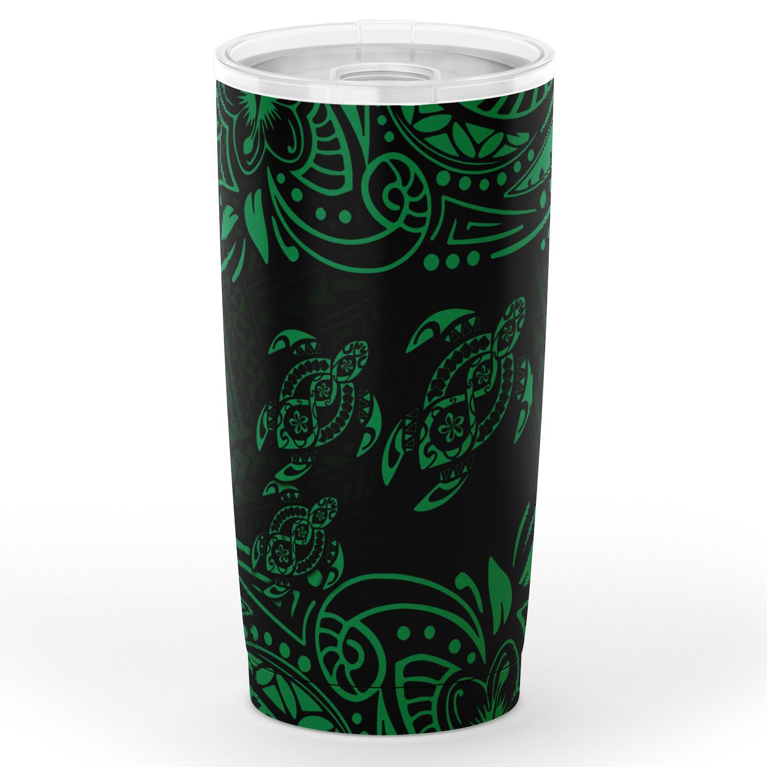 Polynesian Tumbler - Green Sea Turtle