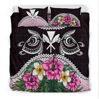 Kanaka Maoli Hawaii Bedding Set, Polynesian Turtle Tropical Hibiscus - Polynesian Pride